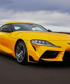 Toyota Supra Car paint by numbers