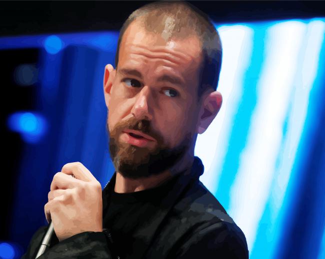 Twitter Co Founder Jack Patrick Dorsey paint by number