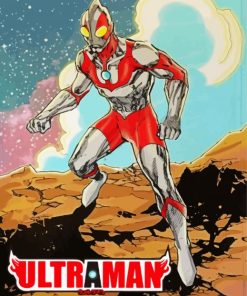 Ultraman Hero paint by numbers