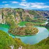 Uvac Canyon Serbia paint by numbers