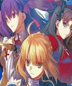 Video Game Fate Stay paint by numbers