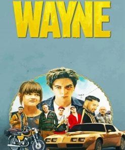 Wayne Serie Poster paint by numbers