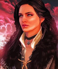 Witcher Yennefer paint by number