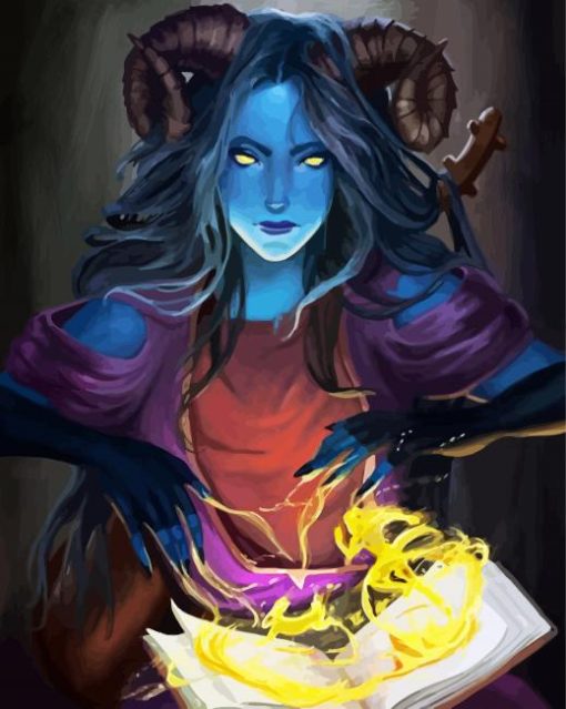 Wizard Lady paint by number