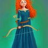 Archer Merida Princess paint by number