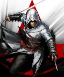 Assassins Creed Ezio paint by number