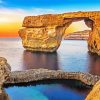 Azure Window Gozo paint by number