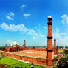 Badshahi Mosque Lahore paint by numbers