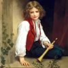Boy With Flute paint by number