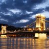 Budapest Szechenyi Chain Bridge paint by number