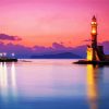 Crete Chania Lighthouse paint by number