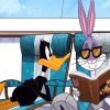 Daffy Duck And Bugs Bunny On Trip paint by number