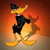 Daffy Duck From Looney Tunes paint by number