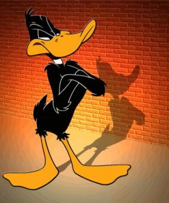 Daffy Duck From Looney Tunes paint by number