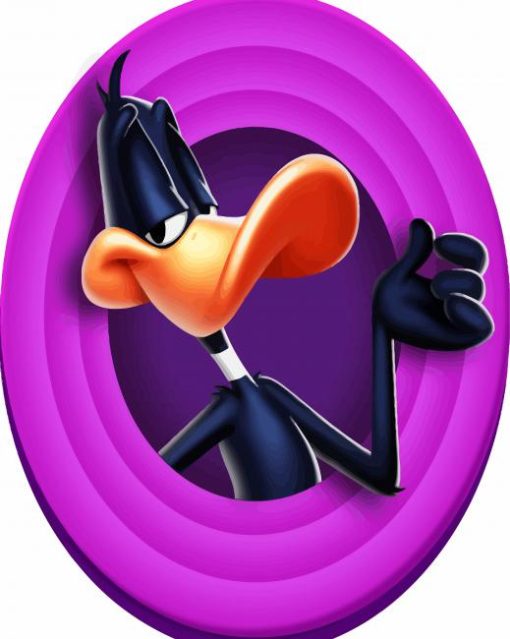 Daffy Duck Looney Tunes paint by number