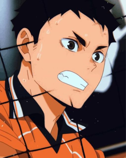 Daichi Sawamura Anime Character paint by number