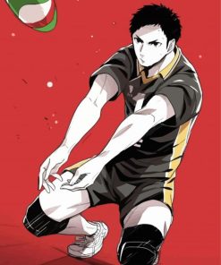 Daichi Sawamura A Playing Volleyball paint by number