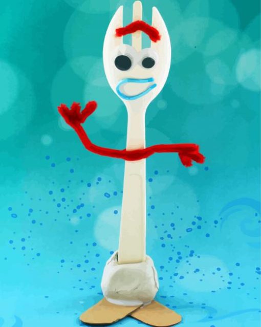 Disney Forky paint by number