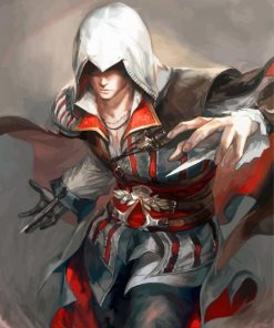 Ezio Assassin Game paint by number