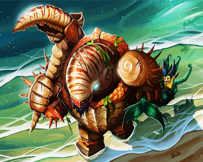Fantasy Nautilus paint by number