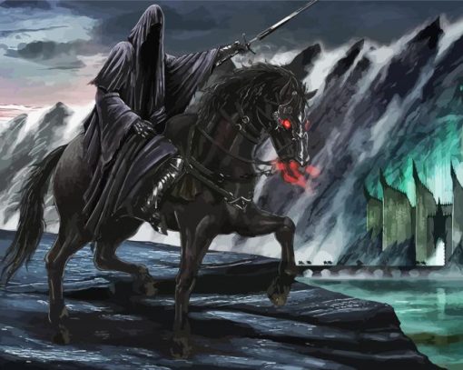Fantasy Nazgul Lord Of The Rings paint by number