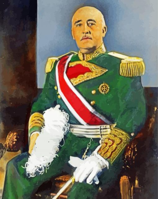 Francisco Franco paint by number