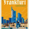 Frankfurt Germany Poster paint by number