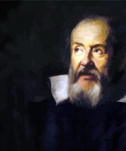 Galileo Galilei Portrait paint by number