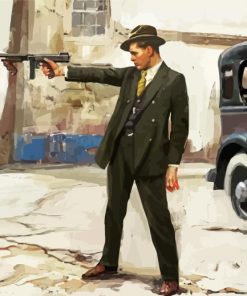 Gangster Man paint by number