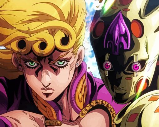 Giorno Giovanna paint by number