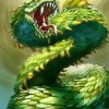 Green Dragon paint by number