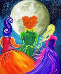 Hocus Pocus Witch Sisters paint by number