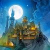 Hogwarts Castle Harry Potter Paint By Numbers - PBN Canvas