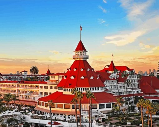 Hotel Del Coronado Curio Collection By Hilton paint by number