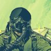 Illustration Fighter Pilot paint by number