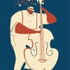 Illustration Jazz Player paint by number