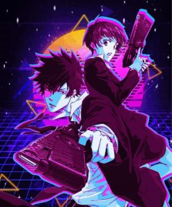 Illustration Psycho Pass paint by number