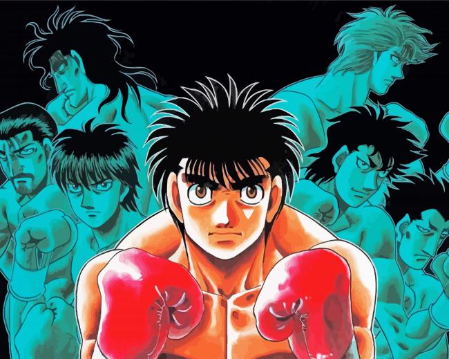 Hajime No Ippo Anime Paint By Numbers - Numeral Paint Kit