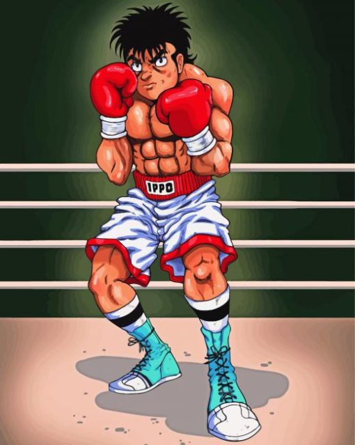 Ippo Makunouchi Professional Boxer paint by numbers