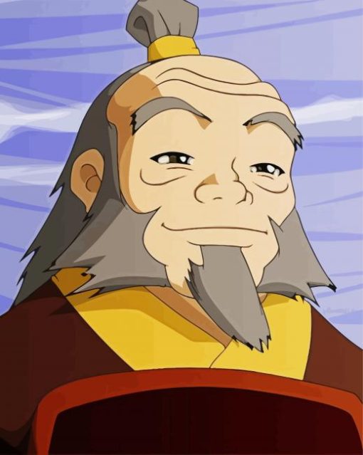 Iroh Avatar The Last Airbender paint by number