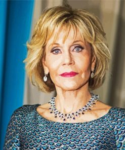 Jane Fonda paint by number