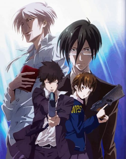 Japanese Anime Psycho Pass paint by number