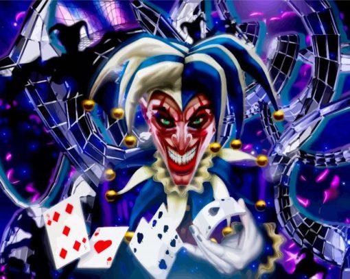 Jester Playing Cards paint by numbers