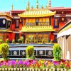 Jokhang Temple Lhasa China paint by numbers