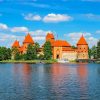 Lithania Trakai Castle paint by number