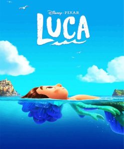 Luca Animated Movie paint by numbers