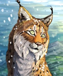 Lynx Cat paint by number