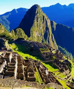 Machu Picchu Peru Landscape paint by number