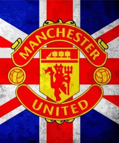 Man United Logo paint by number