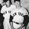 Mickey Mantle And Charles paint by number